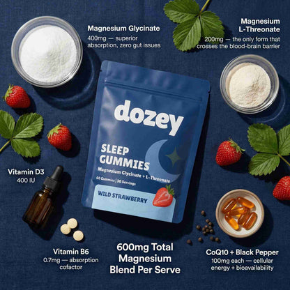 Dozey™ Magnesium Glycinate Sleep Gummies